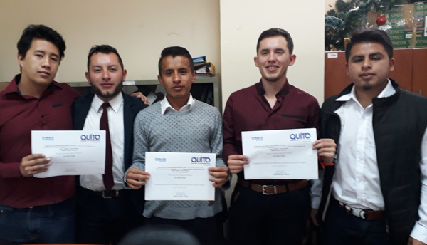 Primer lugar para proyecto conjunto entre varias carreras de la UCE