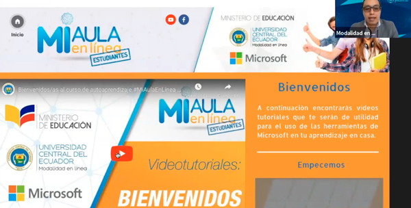 Se habilita Mi Aula en Línea para estudiantes de bachillerato y educación general básica